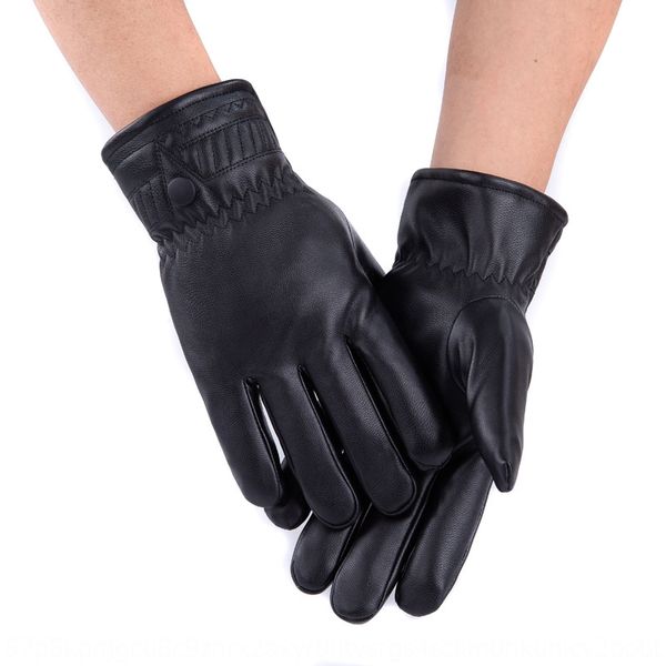 

men' warm motorcycle touch screen winter warm waterproof windproof velvet motorcycle outdoor riding wash leather cotton gloves, Blue;gray