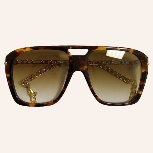 

new fashion square sunglasses women men luxury oversize sun glasses with chain oculos de sol feminino, White;black