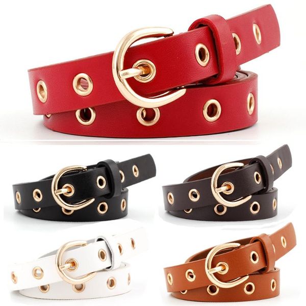 

women casual wild leather belts ladies pin buckle hollow waist belt jeans dÃ©cor bltyn0365, Black;brown