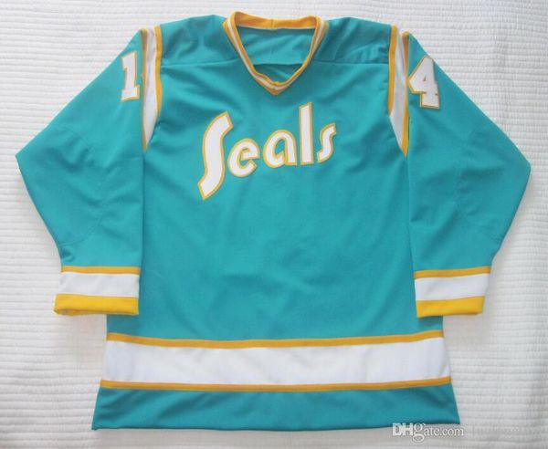

vintage california golden seals jim pappin hockey jersey embroidery stitched customize any number and name jerseys, Black;red
