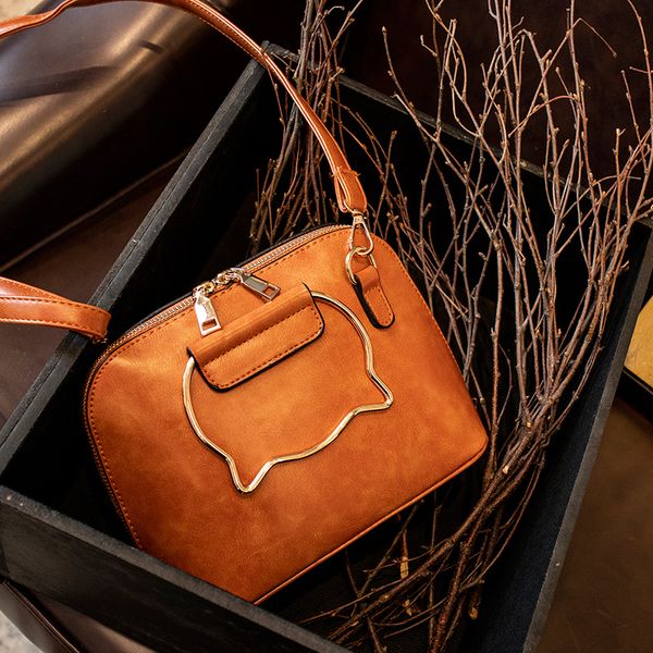 

retro cat pattern metal handle shoulder bag for women 5 colors cute pu leather messenger bags female handbags crossbody bags