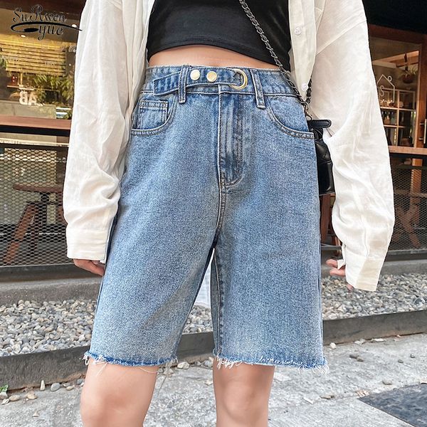 

women's shorts summer 2021 denim casual solid tassel beige gray skyblue black high waist women harajuku plus size jean short 10423, White;black