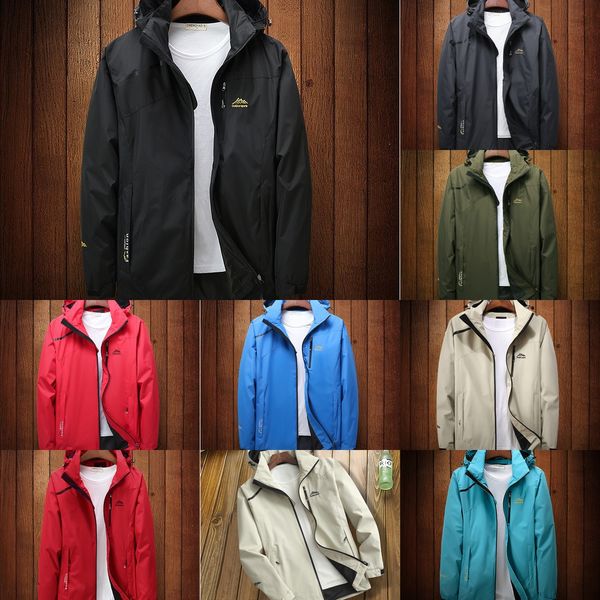 

njpa7 men's jacket windbreaker outdoor sports fashion br spring and autumn thin couple group buying windbreaker outdoor sports mountain, Blue;black