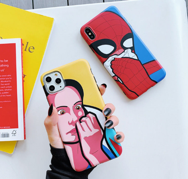 

hero print designer phone cases fashion cover for iphone xs max xr x 7plus 8p 7 8 11 pro brand mens womens luxury phone case au4 20071707a