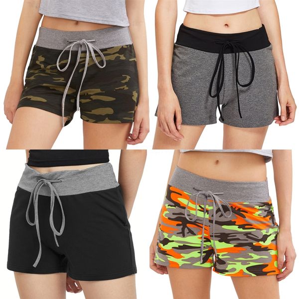 

women metallic shorts shiny drawstring high waist night club dancing causal shorts#5631, White;black