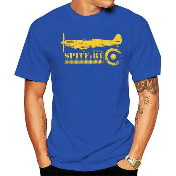

men battle of britain fighter raf spitfire t shirt plane war pilot aircraft airplane cotton short sleeve tee printed t-shirt, White;black