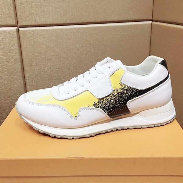 

run away sneaker men 's shoes new arrival chunky sneakers breathable sports shoes luxury fashion low lace -up men shoes zapatillas, Black