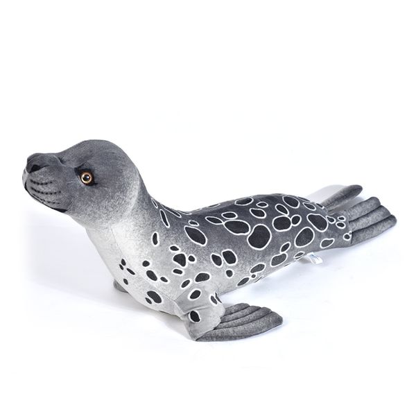 

dorimytrader giant simulation animal sea seal plush toy big stuffed animals sea lion doll pillow for children gift 100cm 39inch dy60715