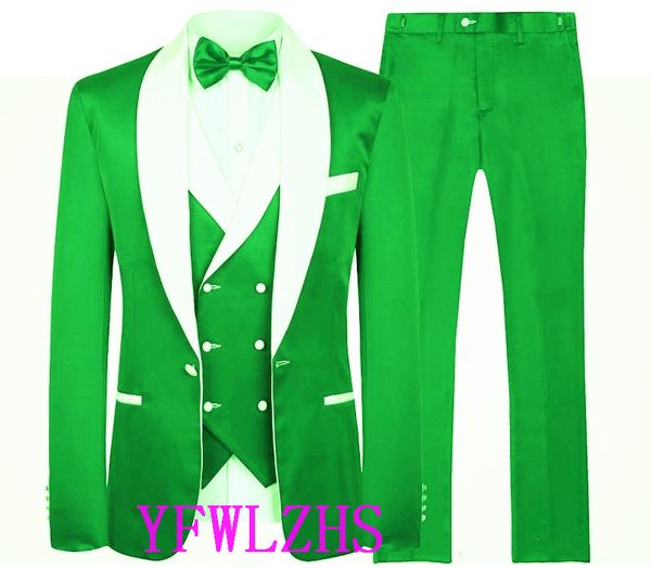 

custom-made one button groomsmen shawl lapel groom tuxedos men suits wedding/prom/dinner man blazer(jacket+pants+tie+vest) w314, Black;gray