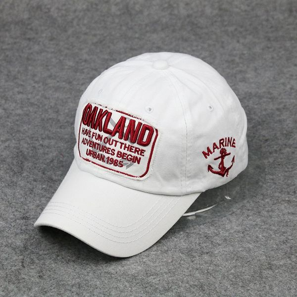 

men's autumn cotton couple oakland letter embroidery hat baseball cap embroidered baseball cap, Blue;gray