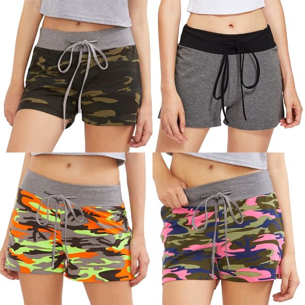 

plus loose size women beach fashion short pants lace up slim high waist trouser drop shipping#9601, White;black