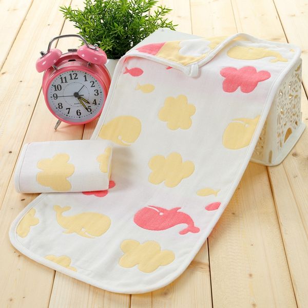 

cotton thickened six-layer gauze children's square infant products baby towel square towel