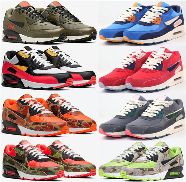 

designer maxs 90s mens womens 90 running shoes reathable sneakers cushion sports outdoor trainers size 36-45, White;red
