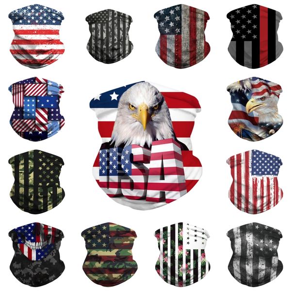 

wholesale 3d scarf national flag usa seamless bandana buffs cycling motorcycle neck warmer mexico spain germany canada face mask