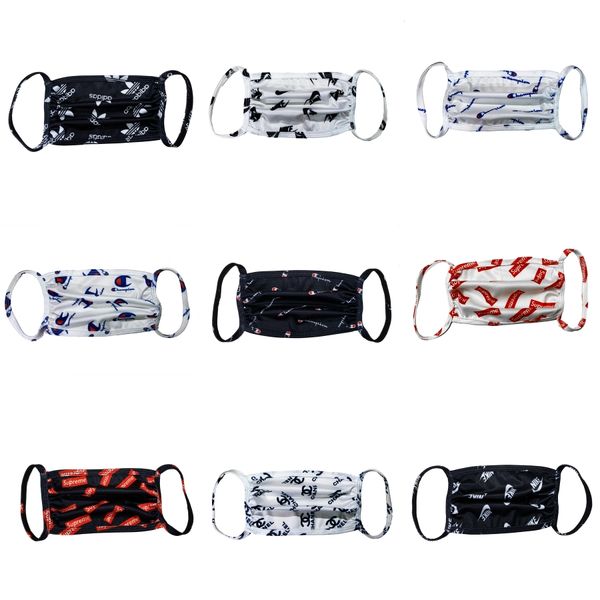 

new luxury bling bling sequins face mask summer breathable sunscreen dual layer cycling mask fashion masks 141, Blue;pink