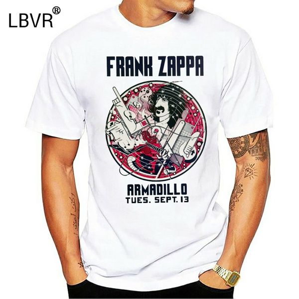 

frank zappa t shirt simple short-sleeved cotton t-shirt tee, White;black