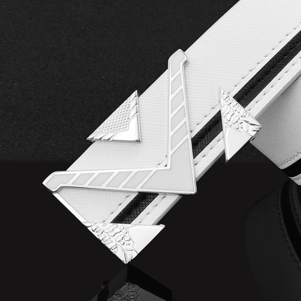 

designer belt men genuine leather fashion v belt men cowskin casual z white waist strap ceinture homme, Black;brown