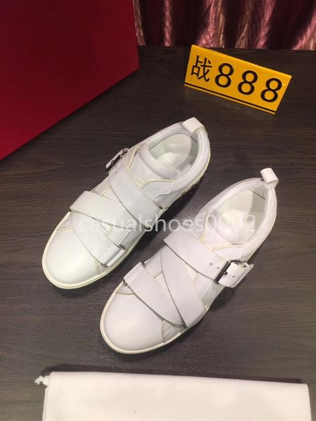 

2019 luxury designer men women the fashion casual shoes platform casual sneakers leather solid colors dress shoe ck25011241b, Black