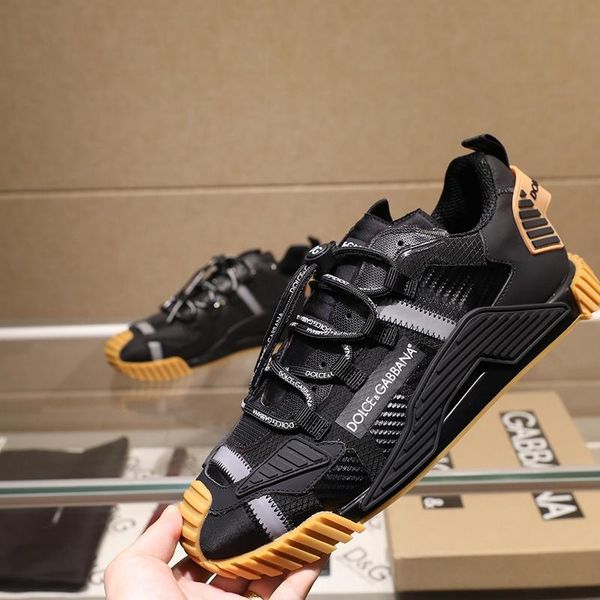 

0089 brand designer high-quality men's casual sports shoes, outdoor casual shoes, with original box packaging size 38--45, Black