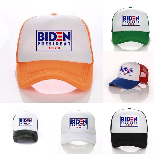 

wbtlf new arrival men women climbing sports camouflage hat donald biden cap 4 styles casquette camo outdoor camping letter baseball cap hat, Blue;gray