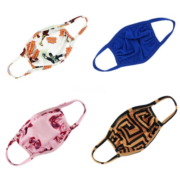 

replaable wit 2pcs pm2.5 filter print cotton wasable breatable dustproof masks anti smog pm2.5 protective#721, Black