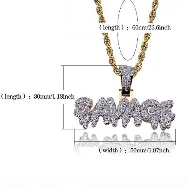 

мђжкой d iced out cz bling savage ожеѬеле micro pave иани имђлиѬованное diamonds ожеѬеле, Silver