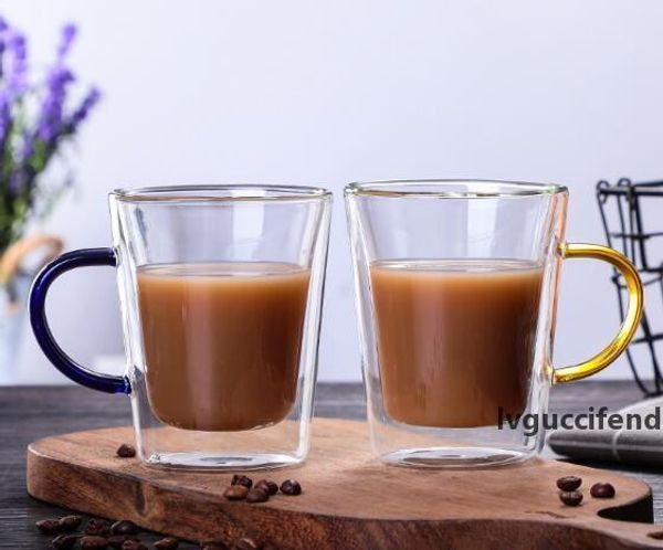 

double heat-resistant glass coffee cup water cup
