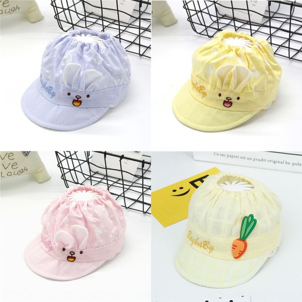 

upsbk new empty sweet cute rabbit sun exposed new baby empty sweet cute baby coolrabbit newborn cool hat male and female newborn cool ha, Yellow