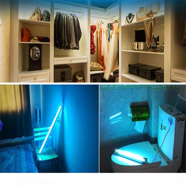 

185&254nm 110v 220v 6w 8w no ozone uvc germicidal light t5 disinfection tube sterilization uv lamp wiht base for hospital