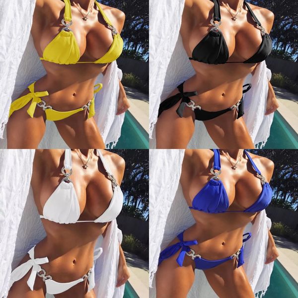 

one 1pcs swimsuit 2020 deep-v swimwear women swimsuit cut out bathing suits beach wear swim maillot de bain monokini#179, White;black