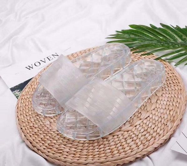 

fashion man women's sandals designer shoes bohemian diamond slippers woman flats flip flops shoes summer beach sandals shoe09 ch02, Black