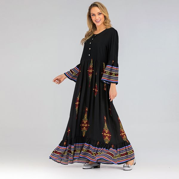 

black dubai abaya turkish hijab muslim dress robe islam abayas for women caftan kaftan islamic clothing robe vestidos musulmanes