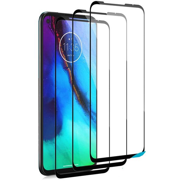 Displayschutzfolie aus gehärtetem Glas mit vollständiger Abdeckung für Moto E6S E 2020 G Stylus G7 G8 Power Lite G6 One Hyper Action Vision