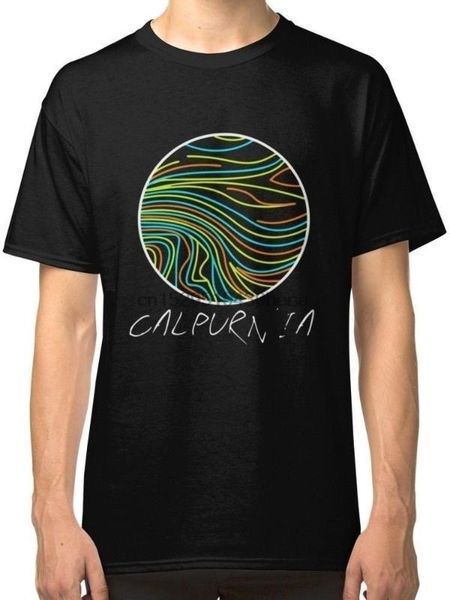 

100% cotton sportswear tee calpurnia band new t-shirt men black size, White;black