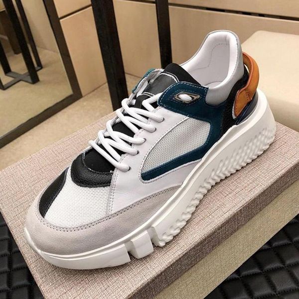 

veloce orange blue mens shoes comfortable low lace -up vintage lightweight plus size fashion luxury shoes zapatos de hombre, Black