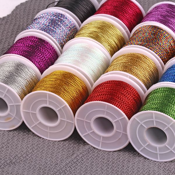 

colorful without elasticity 1mm christmas gold gift gift silver thread 8-strand colorful gold and silver thread