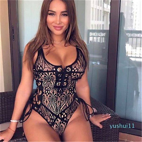 

wholesale-plus size swimwear female one piece swimsuit women vintage bathing one-piece suits retro large size swimsuit biquini