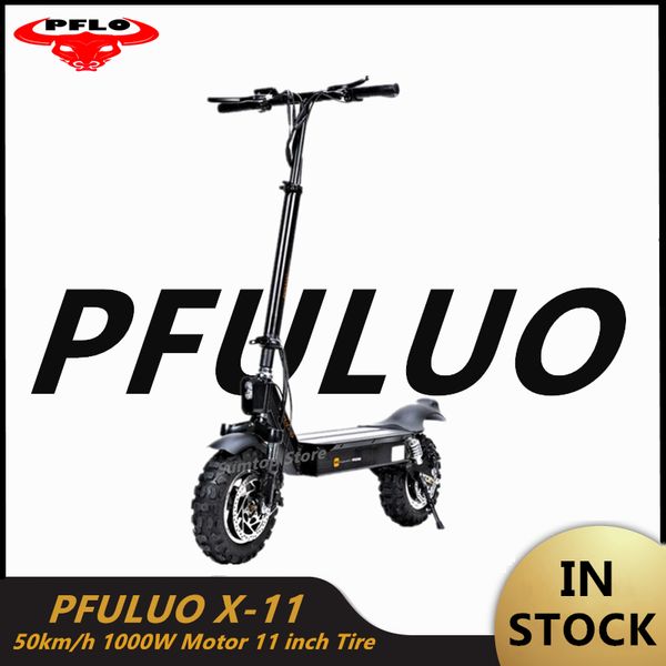 

2020 new pfuluo x-11 smart electric scooter 1000w motor 11 inch 2 wheel board hoverboard skateboard 50km/h max speed off-road