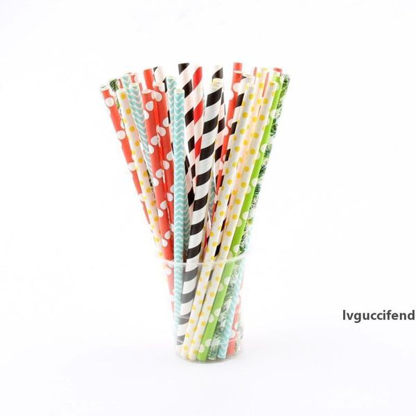 

multi color for choice paper drinking straws birthday wedding party event hawaiian holidays luau sticks ktv drinking straws lx8792