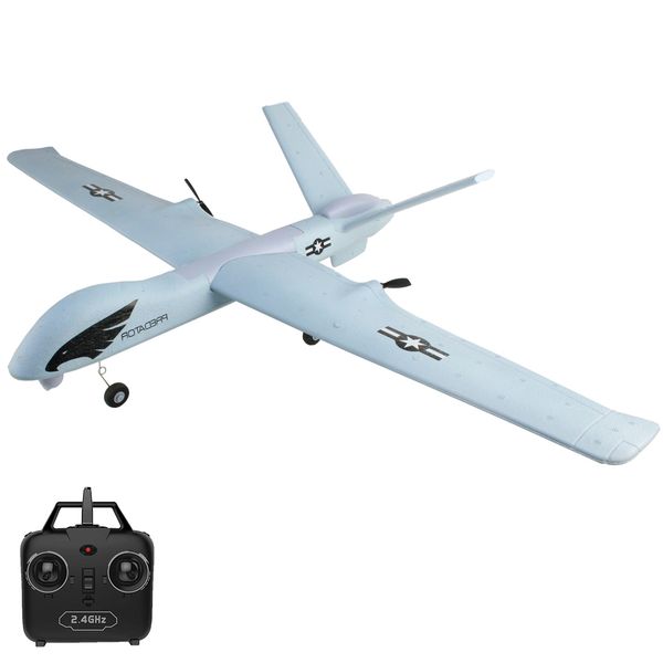 

z51 rc airplane remote control plane flying model 20 minutes fligt time gliders with led hand throwing wingspan foam rc toy