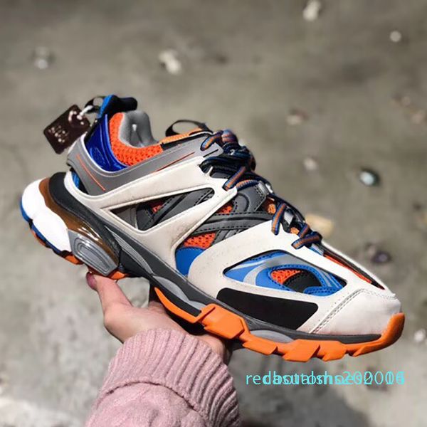 

men women sneakers track 3.0 breathable trainers casual platform lace up shoes couple outdoor sneaker wholesale c14, Black