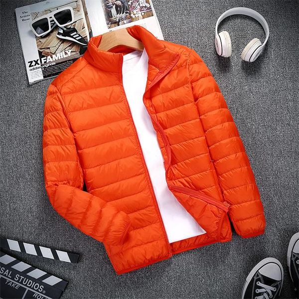 

warm thickness men's down parkas coat male windproof british style outdoor wear duck down jackets new arrival black high quality, Black;brown