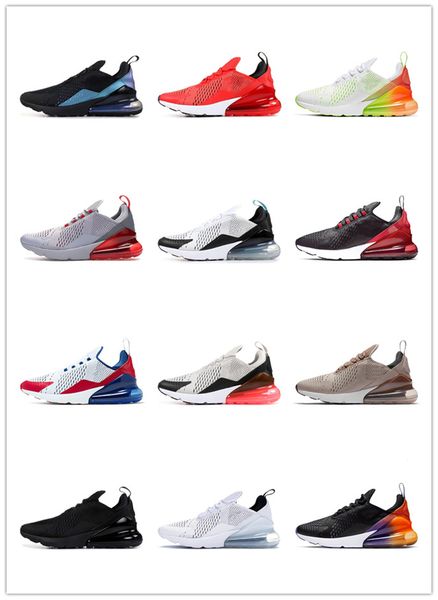 

new running shoes 270s mens women usa rainbow black cactus university red p blue breathable mens trainers outdoor sports sneakers