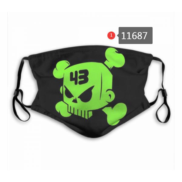 

whoelsale new dust mask with filter 5 layer activated carbon filer 4.73x3.15 inch waterproof breathable maks m-shaped nose clip mask ab24