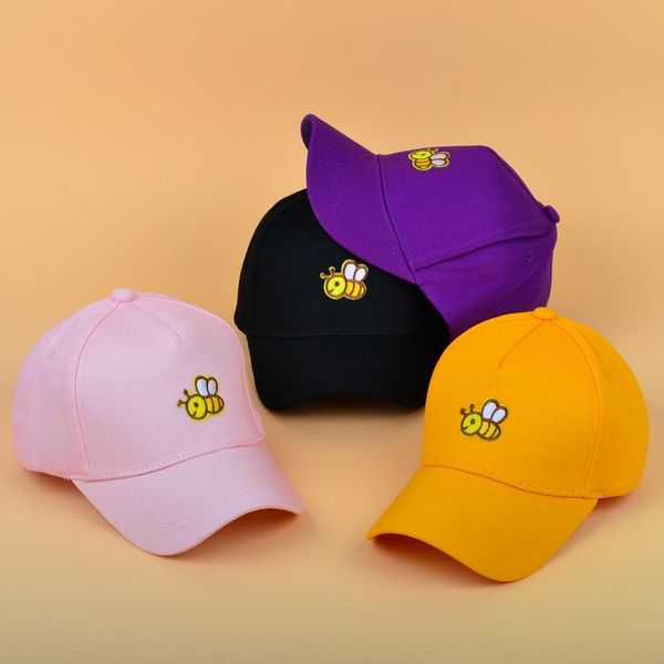 

children's cotton little bee male 2-8 years baseball baby cap old baseball cap baby hat girls' travel sun hat, Blue;gray