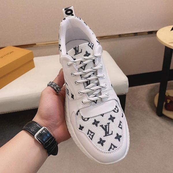 

2020c limited edition luxury design mens printing fashion sneakers wild breathable mens casual shoes mens party shoes size: 38-451, Black