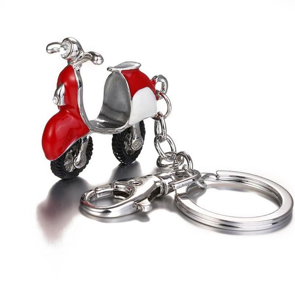 

2020 noenname_ new fashion cute little electric car keychain wallet & bag buckle holiday birthday gift, Silver