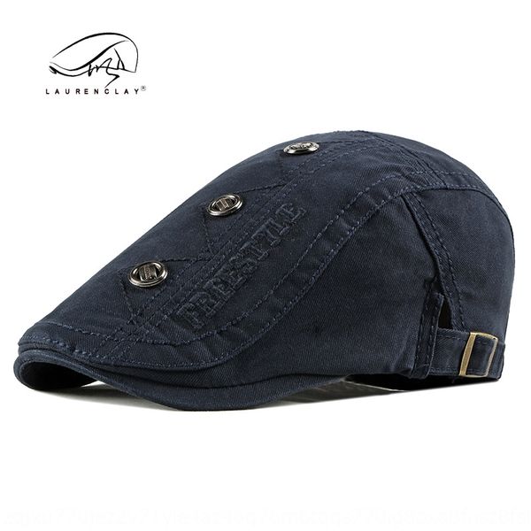 

beret beret men's autumn new korean fashion cap women's british literary front cap sun hat, Blue;gray