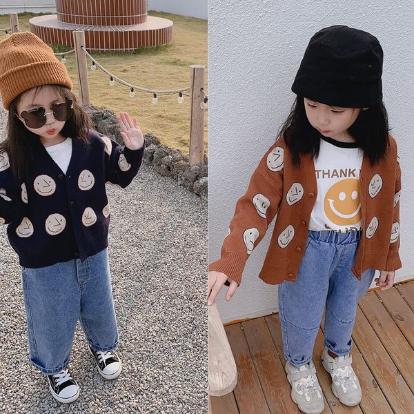 

etxgy yu.kids 2020 new korean style boys' baby cute expression long-sleeved cardigan yu.kids 2020 new korean style boys' baby cute, Blue