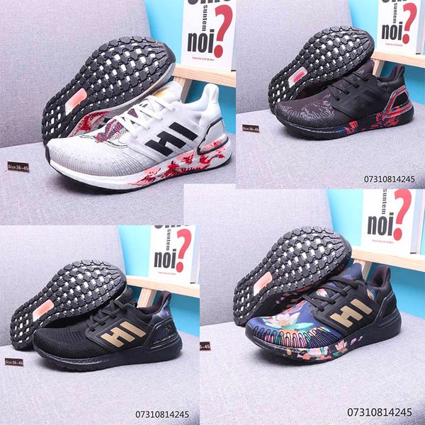 

2020 ultra boosts 20 consortium real boosts mens running shoes ultraboosts 19 6.0 metallic purple white women sneakers size 35- 45